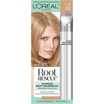 L&#39;Oreal Paris Root Rescue 10 Minute Root Coloring Kit, 8 Medium Blonde - $192.94 MXN