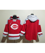 Men&#39;s Cincinnati Reds Blank Red Ageless Must-Have Lace-Up Pullover Hoodie - $75.99