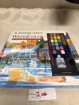 Landscape in Watercolor Workstation by Anthony Colbert Paint Sketch Illu... - £8.43 GBP