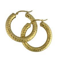 1.5 Women&#39;s Earrings 14kt Yellow Gold 414369 - £156.74 GBP