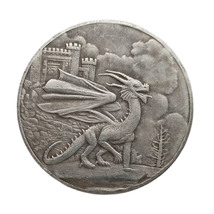 HB(285)US Hobo Nickel Morgan Dollar Silver Plated Copy Coin - £8.00 GBP