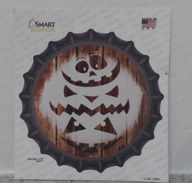 Jack-O-Lantern Faces Circle - 3&quot;  Decal Sticker - $7.50