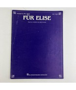 Ludwig Van Beethoven Für Elise Easy Piano Sheet Music - £3.16 GBP