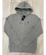 NWT Polo Ralph Lauren Men&#39;s Double-Knit Full Zip Hoodie Gray Size S-XXL - $138.00