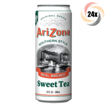 Full Case 24x Cans Arizona Sweet Tea Southern Style Natural Flavor 23oz - £66.38 GBP