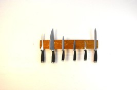 Wine Barrel Magnetic Wall Knife Holder - Liniya - made from CA wine barrels - £39.16 GBP