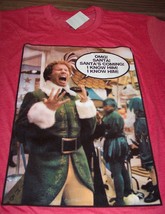 Elf Christmas Santa Omg I Know Him T-Shirt Mens Small New w/ Tag Will Farrell - £15.64 GBP