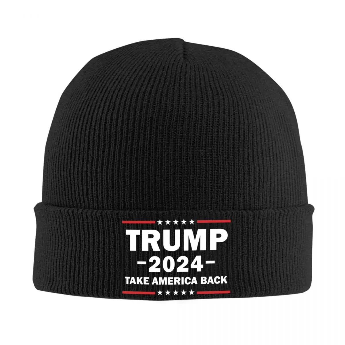 Donald Trump 2024 Shirt Take America Back Knitted Hat Beanie Autumn Winter Hat - £12.46 GBP