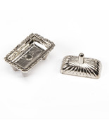 Timeless Minis Serving Tray Metal Silver 1.25 X 1 Inches - £15.00 GBP