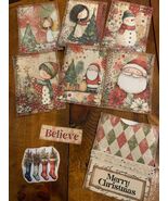 Christmas Junk Journal Pocket - $8.00