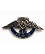 AOPA 10 Year Member Pin Aircraft Owners Pilots Association Aviation Wing... - €11,14 EUR