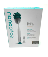 Nanobebe Electric Baby Bottle Brush Cleaner Rechargeable, Replaceable He... - $33.17 CAD