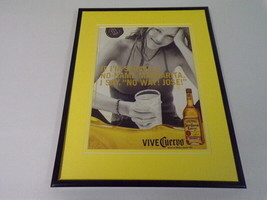 2001 Jose Cuervo Tequila Vive Framed 11x14 ORIGINAL Vintage Advertisement - $34.64