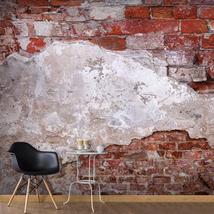 Tiptophomedecor Peel and Stick XXL Wallpaper Wall Mural - Old Plaster Brick Wall - £107.90 GBP