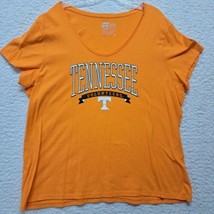 Womens Tennessee Volunteers Tshirt Sixe 2XL Orange Short Sleeve Russell  - £9.26 GBP