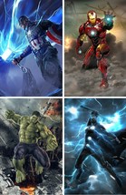 Avengers Individual Posters | Set of 4 | Captain America Iron Man Thor H... - $59.99