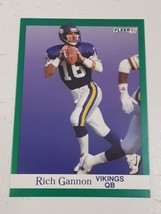 Rich Gannon Minnesota Vikings 1991 Fleer Card #282 - £0.77 GBP