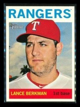 2013 Topps Heritage Baseball Trading Card #317 Lance Berkman Texas Rangers - £7.81 GBP