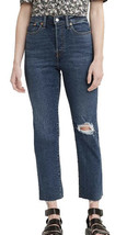 Levi&#39;s Levis Women’s High Rise Wedgie Straight Cropped Blue Jeans Sz 10 S - £23.23 GBP