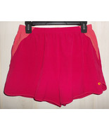 NEW WOMENS PEARL iZUMi RED &amp; CORAL SHORTS W/ ATTACHED INNER BRIEF  SIZE L - €20,26 EUR