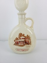 1849 Thomas Jefferson&#39;s Monticello Flagship Decanter Liquor Bottle 10&quot;H - £8.76 GBP