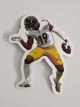 Football Player Making Sign with Hands #19 Holding Ball Sticker Decal Aw... - $2.59