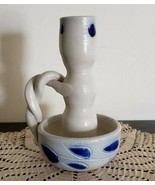 Williamsburg Pottery Candlestick Holder ~ 4.5&quot; Tall ~ Country Decor - $426.51 MXN