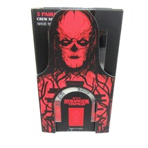 Stranger Things 3 Pack Crew Socks Gift Box Set Size 6-12 NEW - $17.62 CAD