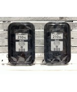 Lot of 2 Genuine OEM Canon PG-210XL Black Ink WOB - £19.46 GBP