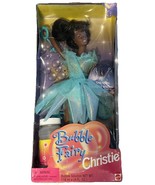 NEW 1998 Mattel Barbie Christie Bubble Blowing Fairy Doll Spins Dark Ski... - $34.05 CAD