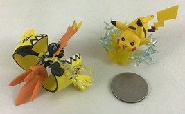 Tapu Koko Pikachu Electric Pokemon Toy 2.5&quot; Figure Game Freak Nintendo Anime Toy - £46.50 GBP
