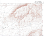 Midas SW, Nevada 1965 Vintage USGS Topo Map 7.5 Quadrangle Topographic - $23.99