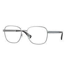 VERSACE VE1290 1001 Gunmetal 56mm Eyeglasses New Authentic - $2,800.98 MXN