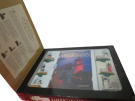 Historic American Lighthouses A Collectors Edition 6 Figurines W/Book In Box - £15.46 GBP