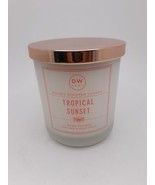 DW Home TROPICAL SUNSET 1-wick Scented Candle 9.3 oz 33 Hour Burn Time - $19.31