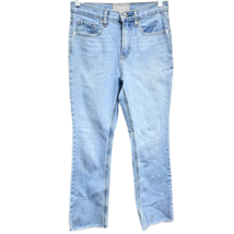 Everlane Jeans Blue Size 26 Distressed Frayed Hem High Rise Cropped Denim Pant - £35.63 GBP