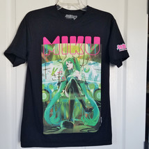 Hatsune Miku Vocaloid Anime Graphic T-Shirt Small Unisex Black Short Sle... - $27.84