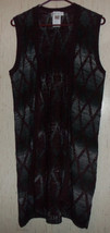 NWT WOMENS christopher &amp; banks LONG SLEEVELESS SWEATER / VEST  SIZE L - £26.12 GBP