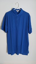 NEW Sunrise Blue Short Sleeve Polo Shirt Men&#39;s Size XL - $314.86 MXN