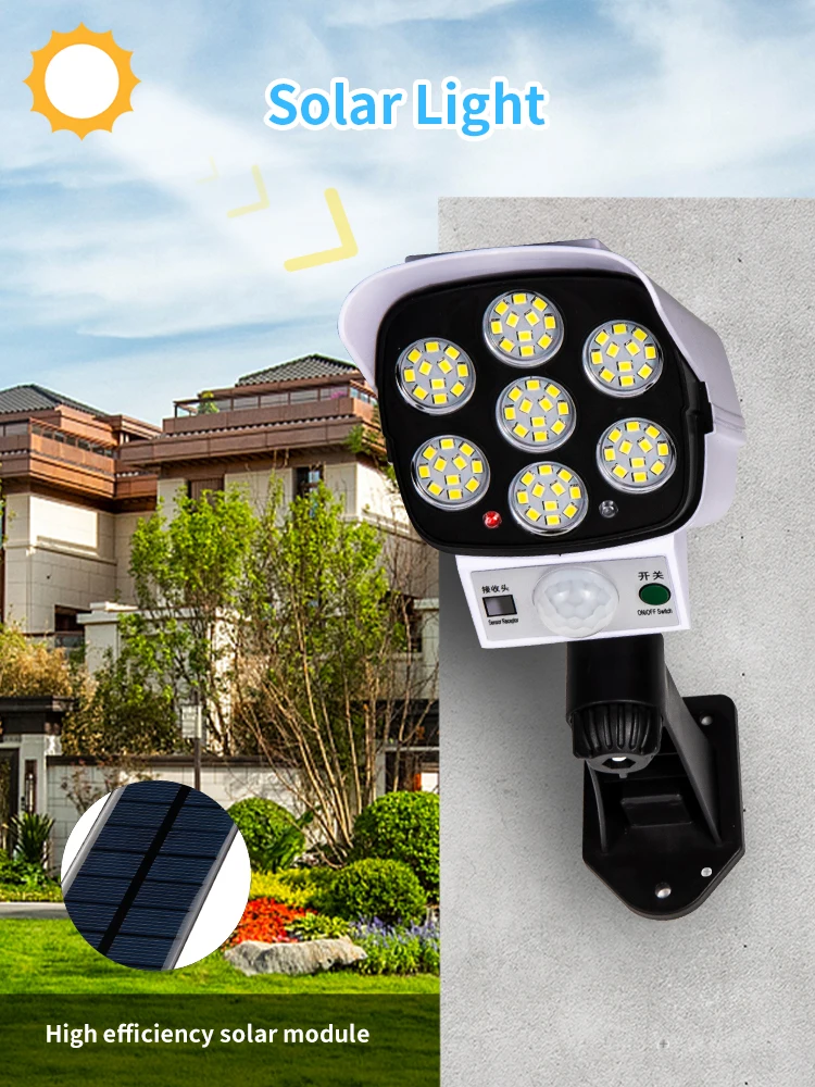 Dummy Camera Outdoor Solar Lights Garden Decoration Motion Sensor Outdoor Solar  - $81.12