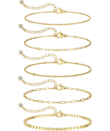 Gold Bracelets for Women Trendy, Dainty 14K Gold Plated Bracelet Stack B... - €16,27 EUR Gold Bracelets for Women Trendy, Dainty 14K Gold Plated Bracelet Stack B... - €16,27 EUR