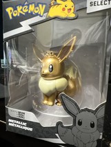 Jazwares Pokemon Select True Color Metallic Eevee 3&quot; Battle Figure NEW Limited - £27.65 GBP