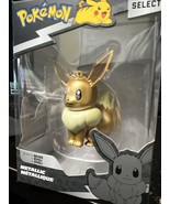 Jazwares Pokemon Select True Color Metallic Eevee 3&quot; Battle Figure NEW L... - £27.45 GBP