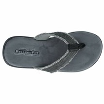 Skechers Supreme Bosnia Thong Men&#39;s Sandals, Low Heel, Style #64152/BLK,... - $49.95