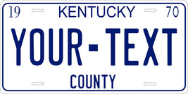 Kentucky 1970 License Plate Personalized Custom Car Auto Bike Motorcycle Moped - £8.63 GBP+