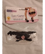 White Lace Garter w/Pink Heart Fancy Dress Up Halloween Adult Costume Ac... - €7,37 EUR