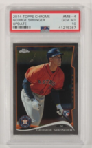 2014 Topps Chrome Update George Springer PSA 10 Edelstein MT #MB-4 - $103.95