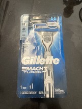1 Gillette Mach 3 Turbo Metal Razor Blade Refill Cartridge Metal Shaver ... - $14.96