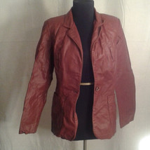 Gassy Jack 11 12 brown leather jacket by Gabriel Levy Vintage - £59.95 GBP
