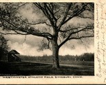 Westminster Athletic Field Simsbury Connecticut CT 1909 Lathrop DB Postc... - £38.64 GBP